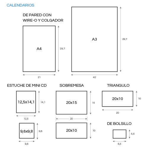 calendarios gráfico